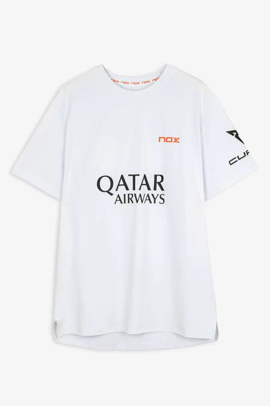 Agustín Tapia Sponsors AT10 White T-shirt
