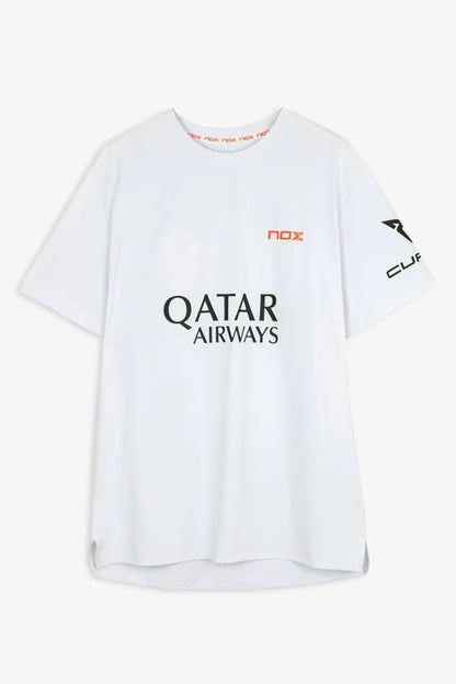 Agustín Tapia Sponsors AT10 White T-shirt