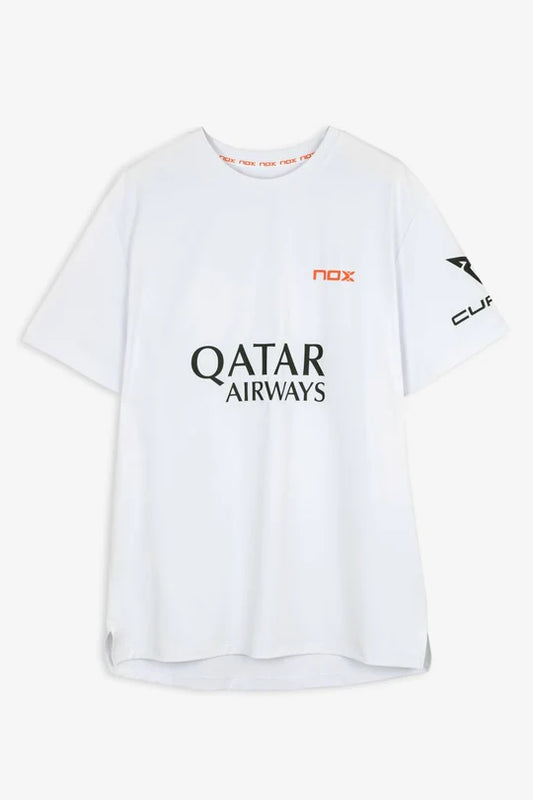 Agustín Tapia Sponsors AT10 White T-shirt