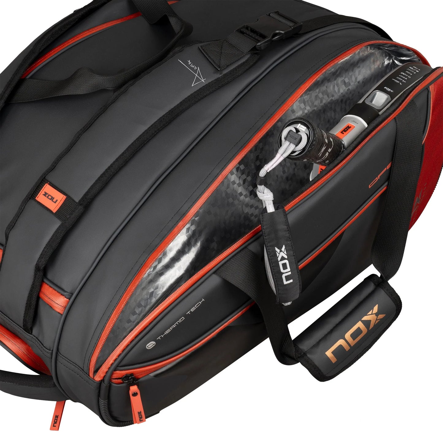 LUXURY OPEN SERIES PADEL BAG BLACK/RED